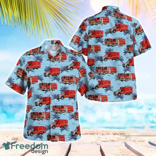 Maryland, Lansdowne Volunteer Fire Department Station 36 Hawaiian Shirt Men Women Beach Shirt Product Photo 1