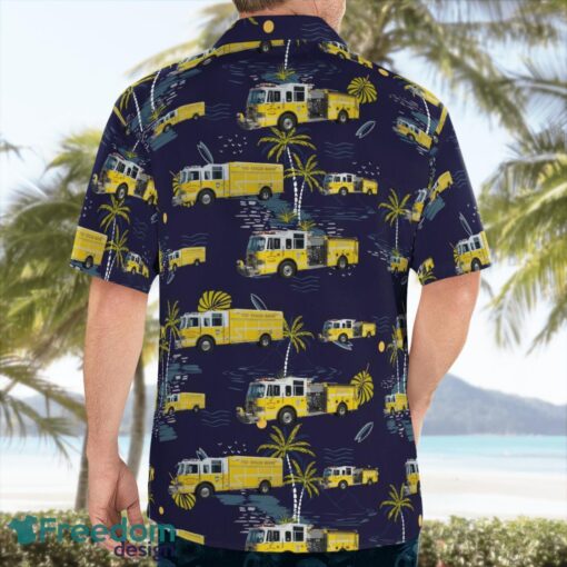 Maryland, North Point-Edgemere Volunteer Fire Department Hawaiian Shirt Product Photo 2