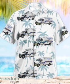 Maryland, Queen Anne’s County Emergency Medical Services Aloha Hawaiian Shirt Product Photo 3