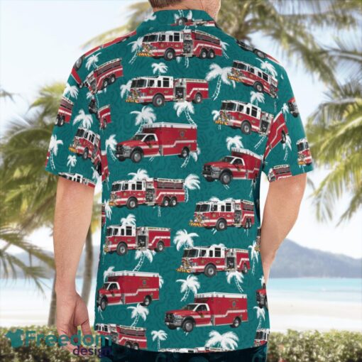 Maryland, Queenstown Volunteer Fire Department Company 3 Hawaiian Shirt Men Women Beach Shirt Product Photo 2