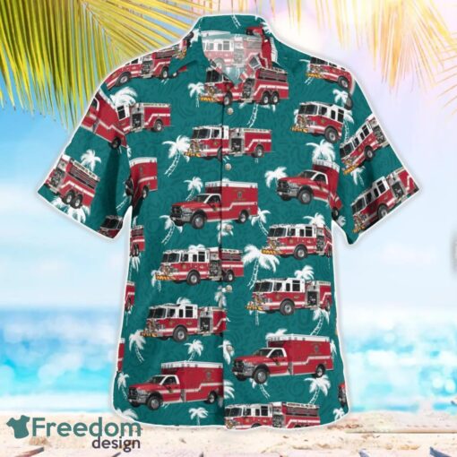 Maryland, Queenstown Volunteer Fire Department Company 3 Hawaiian Shirt Men Women Beach Shirt Product Photo 3