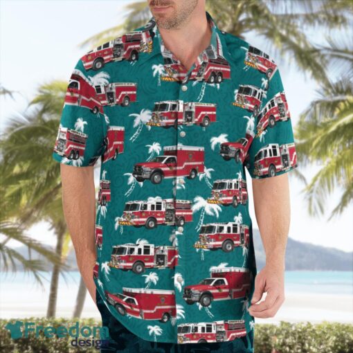 Maryland, Queenstown Volunteer Fire Department Company 3 Hawaiian Shirt Men Women Beach Shirt Product Photo 4