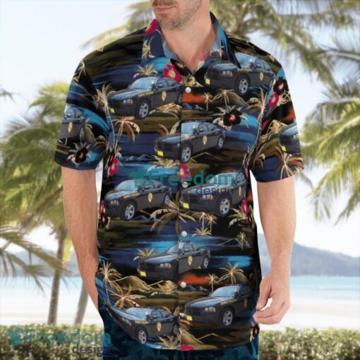 Maryland State Police Aloha Hawaiian Shirt Product Photo 3