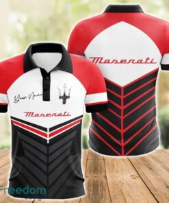 Maserati 3D Polo Shirt For Car Lover Golf Fans Gift Polo Shirt Custom Name