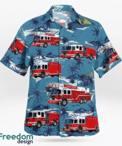 Massachusetts Quincy Fire Department Hawaiian Shirt Product Photo 2