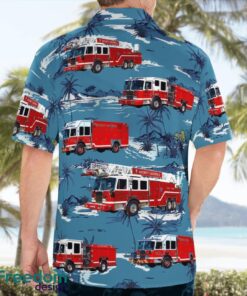 Massachusetts Quincy Fire Department Hawaiian Shirt Product Photo 4