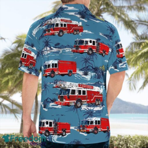 Massachusetts Quincy Fire Department Hawaiian Shirt Product Photo 4