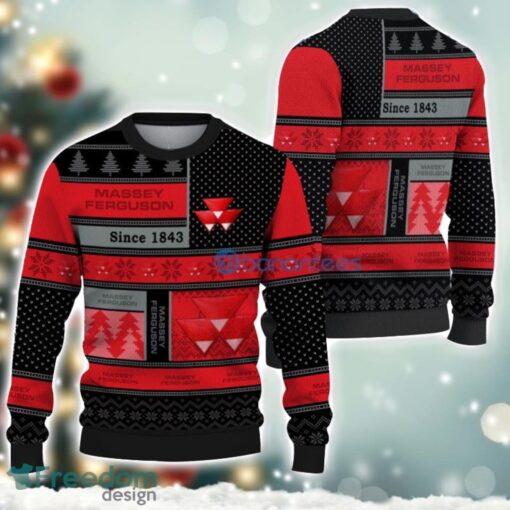 Massey Ferguson Logo Ugly Christmas Sweater For Fans Men And Women Christmas Gift Ideas Product Photo 1