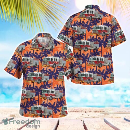 Mastic Fire Department Mastic, New York Aloha Hawaiian Shirt Beach Gift Shirt Product Photo 1