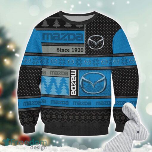 Mazda Logo Ugly Christmas Sweater For Fans Men And Women Christmas Gift Ideas Product Photo 2