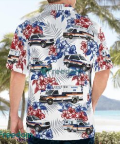 McDowell County EMS 3D Summer Aloha Hawaiian Shirt Product Photo 2