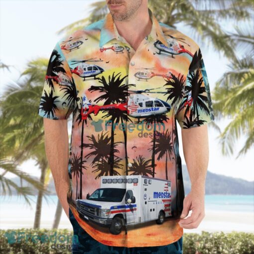 Medstar EMS & Mobile Healthcare Hawaiian Shirt Beach Summer Gift Product Photo 2