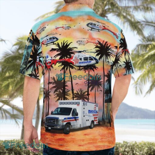 Medstar EMS & Mobile Healthcare Hawaiian Shirt Beach Summer Gift Product Photo 3