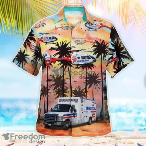 Medstar EMS & Mobile Healthcare Hawaiian Shirt Beach Summer Gift Product Photo 4