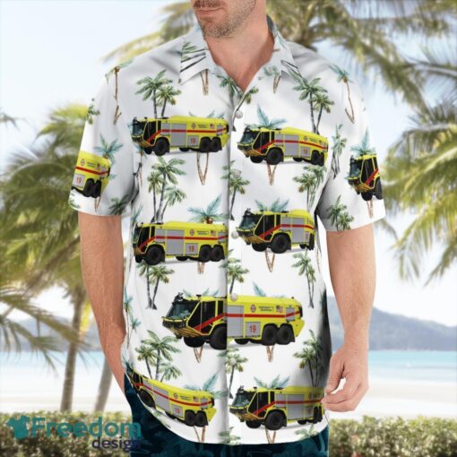 Melbourne, Florida, Northrop Grumman Fire Department ARFF Hawaiian Shirt Product Photo 4