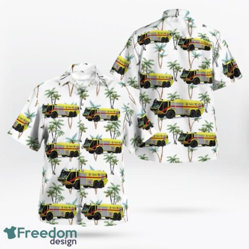 Melbourne, Florida, Northrop Grumman Fire Department ARFF Hawaiian Shirt Product Photo 1