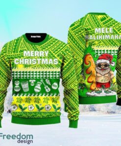 Mele Kalikimaka Flamingo Sunset Ugly Christmas Sweater V2 For Men And Women