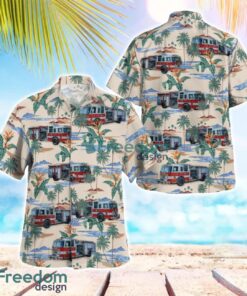 Melrose Fire Department, Florida Beach Hawaiian Shirt Gift For Summer Holiday Product Photo 1