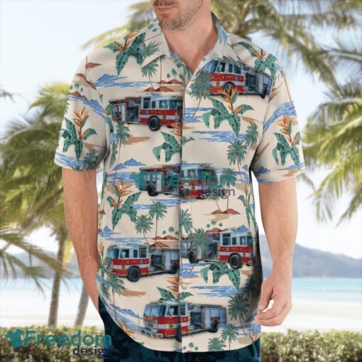 Melrose Fire Department, Florida Beach Hawaiian Shirt Gift For Summer Holiday Product Photo 4