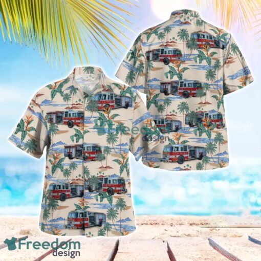 Melrose Fire Department, Florida Beach Hawaiian Shirt Gift For Summer Holiday Product Photo 1