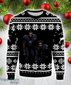 Men in black Baltimore Ravens 3D Ugly Christmas Sweater Christmas Gift Ideas