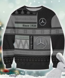 Mercedes-Benz Logo Ugly Christmas Sweater For Fans Men And Women Christmas Gift Ideas Product Photo 2