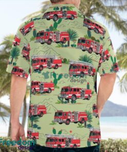 Merlin, Oregon, County Fire Department Beach Hawaiian Shirt Product Photo 2