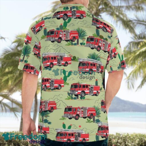 Merlin, Oregon, County Fire Department Beach Hawaiian Shirt Product Photo 2