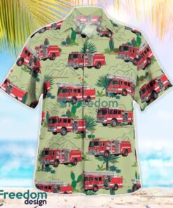 Merlin, Oregon, County Fire Department Beach Hawaiian Shirt Product Photo 3