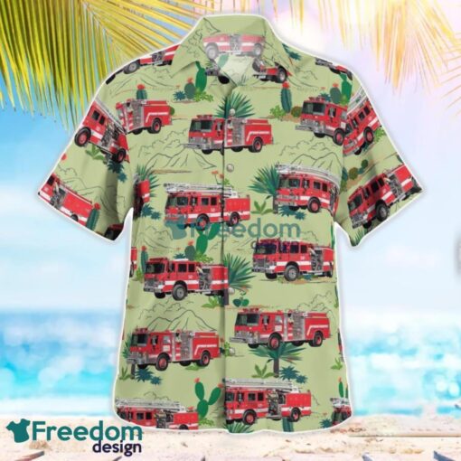 Merlin, Oregon, County Fire Department Beach Hawaiian Shirt Product Photo 3