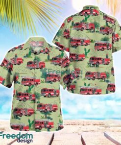 Merlin, Oregon, County Fire Department Beach Hawaiian Shirt