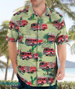 Merlin, Oregon, County Fire Department Beach Hawaiian Shirt Product Photo 4