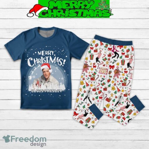 Merry Christmas Elvis Presley Pajamas Set For Christmas - Merry Christmas Elvis Presley Pajamas Set-2