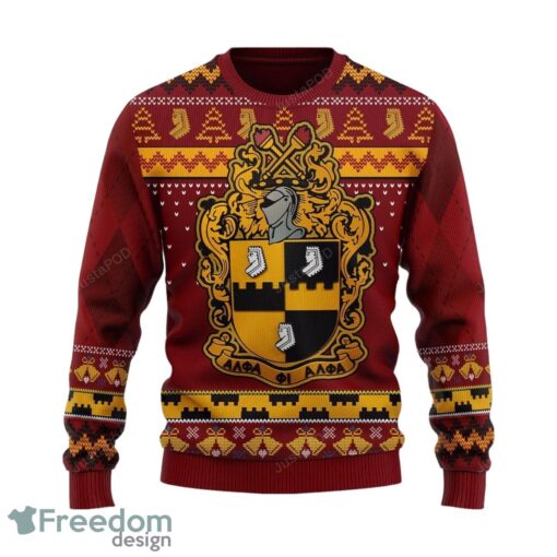 Merry Christmas Gearhomies Alpha Phi Alpha All Over Print Christmas Sweater Product Photo 1