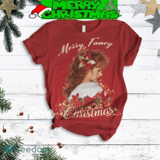 Merry Fancy Christmas Reba Team Pajamas Set Full Print Christmas For Women - Merry Fancy Christmas Reba Team Pajamas Set-4