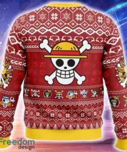 Merry Mugiwara Pirates One Piece Ugly Christmas Sweater Trending Holidays For Men Women Fans - Merry Mugiwara Pirates One Piece Ugly Christmas Sweater_2