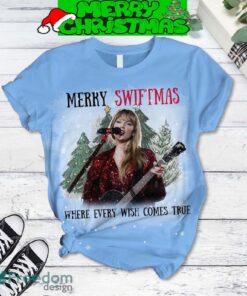 Merry Swiftmas Where Every Wish Comes True Taylor’s Version Pajamas Set All Over Print Christmas Gift - Merry Swiftmas Where Every Wish Comes True Taylor’s Version Pajamas Set-2