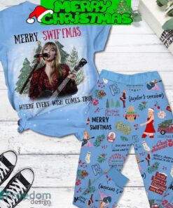 Merry Swiftmas Where Every Wish Comes True Taylor’s Version Pajamas Set All Over Print Christmas Gift - Merry Swiftmas Where Every Wish Comes True Taylor’s Version Pajamas Set-1