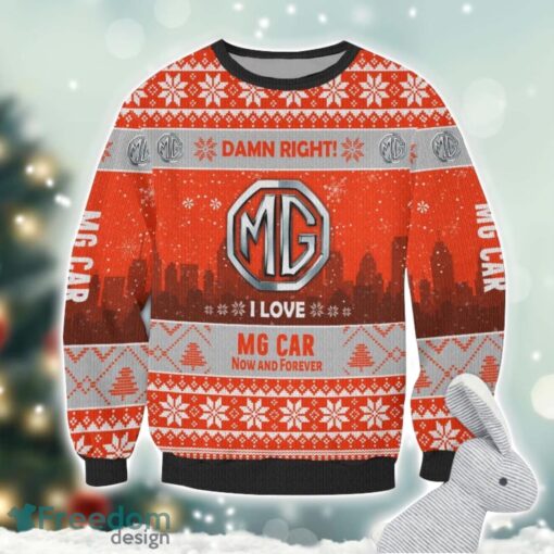 MG Damn Right I Lover MG Damn Now And Forever 3D Ugly Christmas Sweater Christmas Gift Product Photo 2