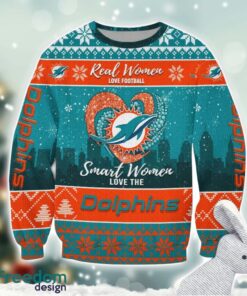 Miami Dolphins Logo Ugly Christmas Sweater For Fans Men And Women Christmas Gift Ideas