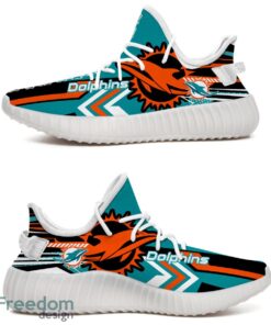 Miami Dolphins Speedsters Yeezy Running Shoes For Fans Gift Men Women - Miami Dolphins Speedsters Yeezy Boost Running Shoes_4