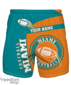 Miami Football Team Hawaiian Shirt And Shorts 3D Printed Team Gift Product Photo 2