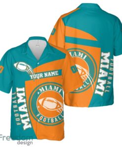 Miami Football Team Hawaiian Shirt And Shorts 3D Printed Team Gift