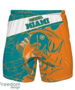 Miami Football Team Personalized Name Number Hawaiian Shirt And Shorts Team Gift Product Photo 2