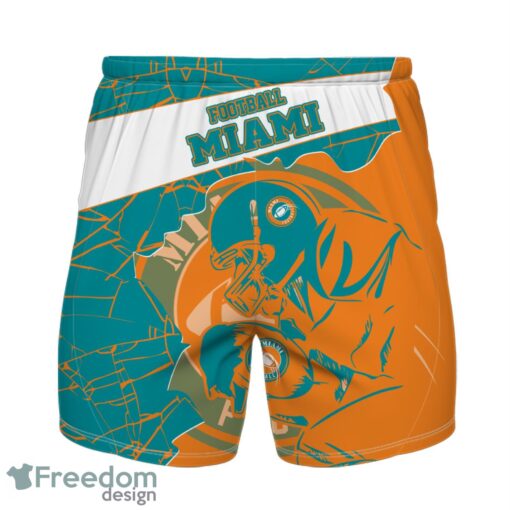 Miami Football Team Personalized Name Number Hawaiian Shirt And Shorts Team Gift Product Photo 2