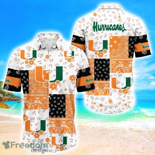 Miami Hurricanes Hawaii For Summer Sport Team Hawaiian Shirt Product Photo 1