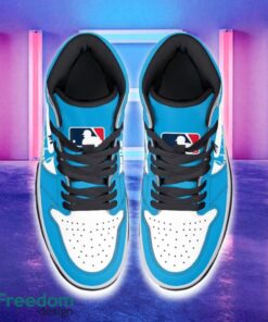 Miami Marlins AJ1 Hightop Shoes New For Men Women Gift Air Jordan Hightop Sneaker Custom Name image Miami Marlins AJ1 Hightop Shoes New For Men Women Gift Air Jordan Hightop Sneaker Custom Name - Miami Marlins Air Jordan 1 Hightop Shoes_6