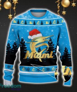Miami Marlins Car For Fans 3D Sweater Ugly Christmas Santa Hat Tree Gift For Men Women Miami Marlins Car For Fans 3D Sweater Ugly Christmas Santa Hat Tree Gift For Men Women