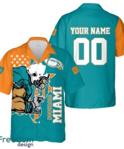 Miami personalized name and number Hawaiian Shirt And Shorts Team Beach Shirt Product Photo 2