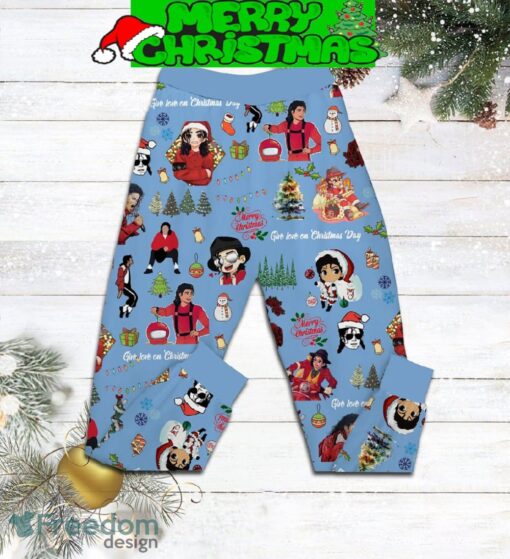 Michael Jackson Christmas Is The Time To Say I Love You Pajamas Set Men Women For Fans - Michael Jackson Christmas Is The Time To Say I Love You Pajamas Set-3